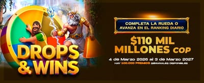 Torneo Drops & Wins 2026 promotional banner